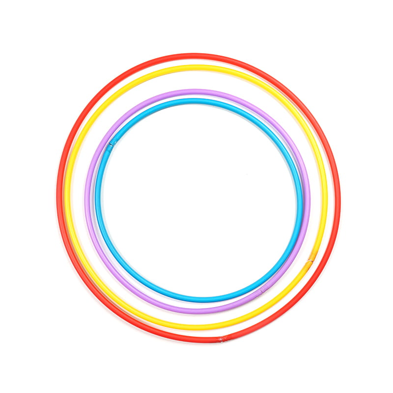 子供のプラスチックフラフープ